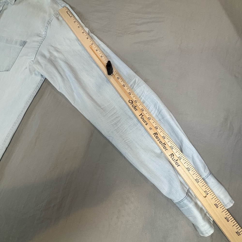 Frank & Eileen‎ Luke Shirt Chambray Button Up Men’s Small Blue - Picture 10 of 16